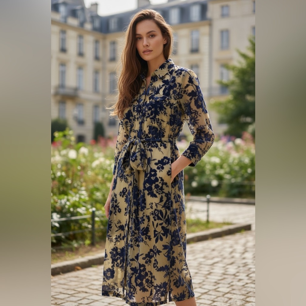 NEW NWT L’AGENCE Floral Dress - XS - Original Price: $745